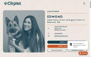 CityVet | Edmond Veterinary Clinic & Urgent Care of Oklahoma City website