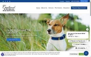 Crestwood Animal Hospital website