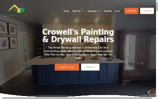 Crowell's Painting & Drywall Repairs website