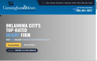 Cunningham & Mears website