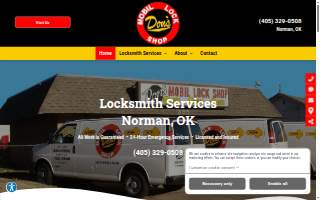 Don's Mobil Lock Shop website