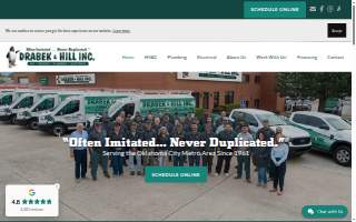 Drabek & Hill Air Conditioning & Heating Inc. website