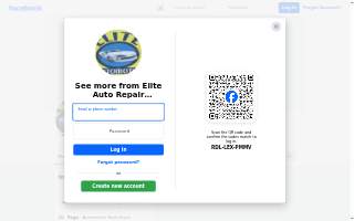 Elite Automotive website