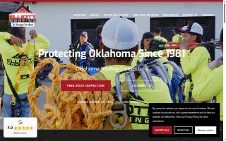 Elliott Roofing website