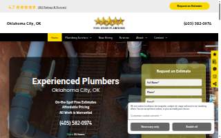 Five Star Plumbing website