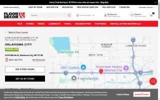 Floor & Decor of Oklahoma City website