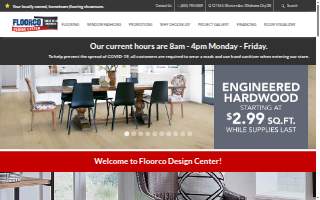 Floorco Design Center website