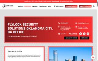 FlyLock Security Solutions of Oklahoma City website