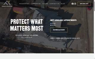 Franco Roofing website