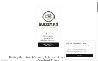 Goodman Construction website