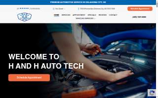 H & H Auto Tech website