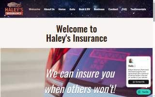 haleys insurance website