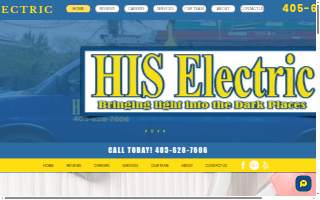 HIS Electric, LLC. of Oklahoma City website