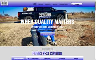 Hobbs Pest Control, Termites, Weeds, Gophers website