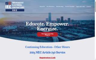 Independent Electrical Contractors website