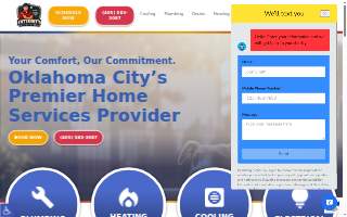 Integrity Plumbing, Heat, Air and Electrical website
