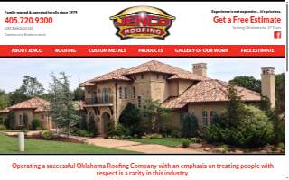 Jenco Roofing Company website