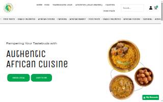 Jolas Kitchen - Authentic African Food Catering and Foodtruck Company website