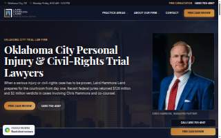 Laird Hammons Laird Personal Injury Lawyers Oklahoma City website
