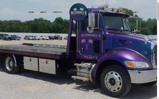 McConnells Wrecker Service website