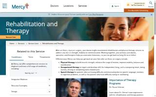Mercy Therapy Services - Oklahoma City website