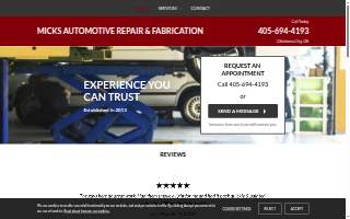 Micks Automotive Repair website