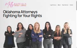 Milly Daniels Law website