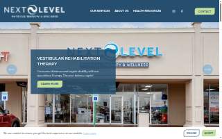 Next Level Physical Therapy & Wellness website