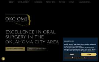 OKC-OMS: Oral Surgery & Dental Implants - South OKC of Oklahoma City website