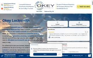 Okey Locksmith website