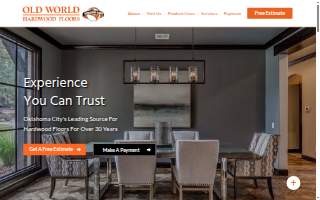 Old World Hardwood Floors website