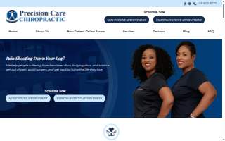 Precision Care Chiropractic website