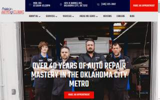 Priebe's Auto Clinic and Tire Center website