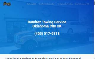 Ramirez Tow Service and Automotive repair website