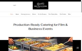 Reel Film Catering website