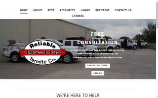 Reliable Termite Co website