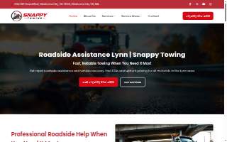 Roadside Relief Towing Service website