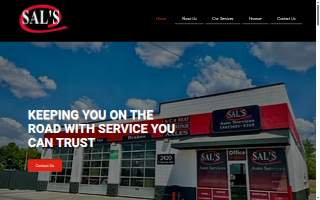 Sal's Auto Service and Repair website