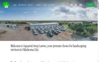 Squared Away Lawns, Landscape and Irrigation website