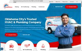Suntech Heat and Air website