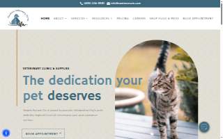 Swaim Veterinary Clinic website