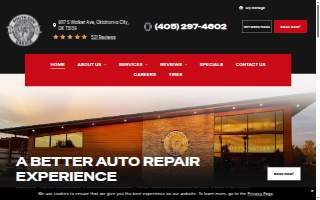 The SouthSide Garage website