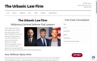 The Urbanic Law Firm website