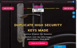 Tom's Speedy Lock & Key Service website