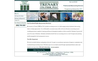Trenary CPA Firm website