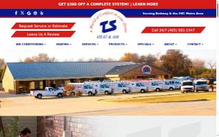 TS Heat & Air website
