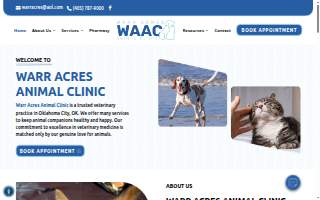 Warr Acres Animal Clinic of Oklahoma City website