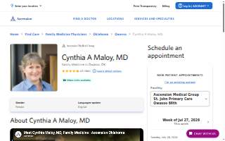 Cynthia A. Maloy, MD website