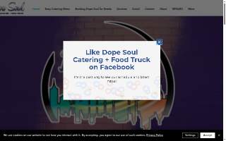 Dope Soul Catering & Food Truck website