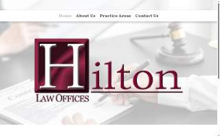 Hilton Law Office website